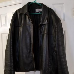 Men's Marc New York Black Leather Jacket